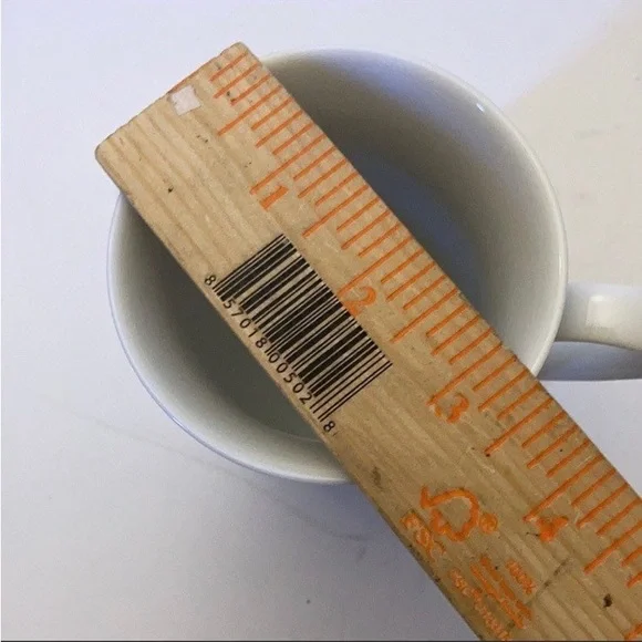 (1) SANTA BABY CHRISTMAS Holiday Coffee Mug Tea Cup Pottery Barn Sleeping Car - Picture 4 of 6